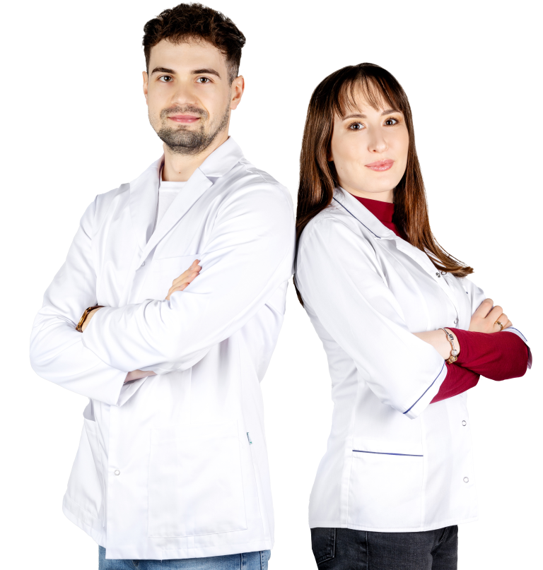 Zdjęcie pary farmaceutów